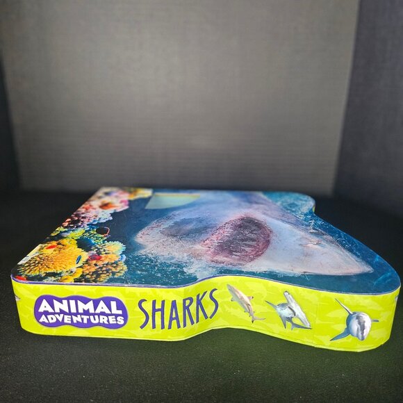 Animal Adventures Sharks by Cynthia Stierle Book Stickers 3D Models Fact Cards - Picture 6 of 8
